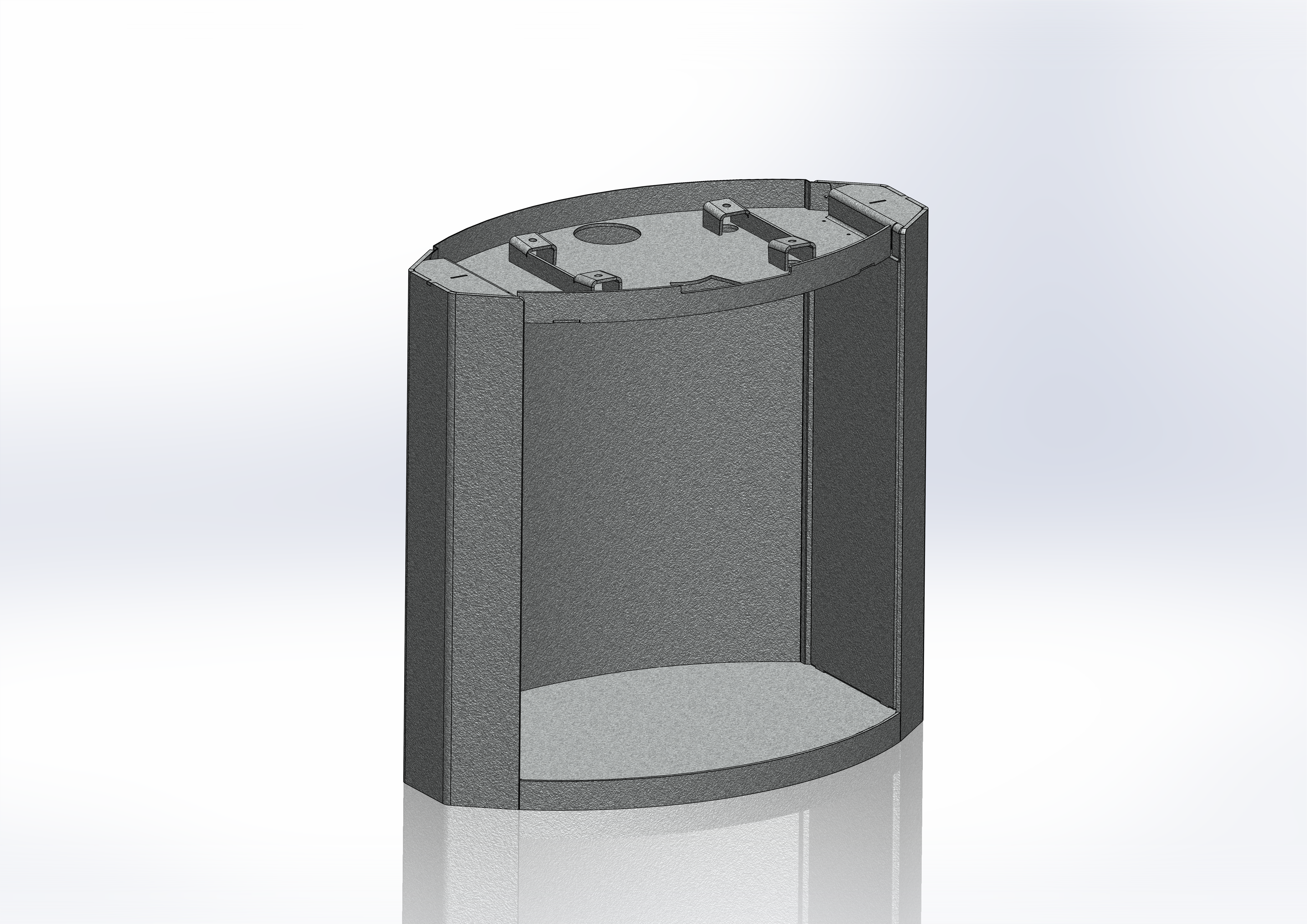 Malkas novietnes 3D CAD modelis